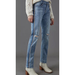 Anthropologie Pilcro and the Letterpress distressed slim boyfriend jeans size 29